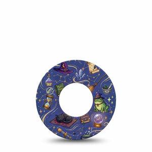 ExpressionMed Wizarding World Freestyle Libre, Libre 2 Plus, and Abbott Lingo, Single Tape spellbinding wizard style Fixing Ring Patch for CGM