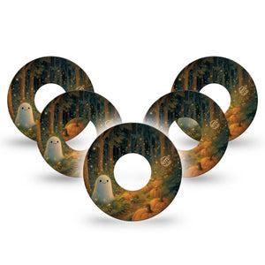 ExpressionMed Woodland Ghost Infusion Set, 10-Pack playful Halloween pattern Accessories For Pump