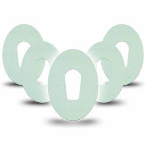 ExpressionMed Mint Green Dexcom G6 Tape, 5-Pack Tape Bright Mint Green Solid, Plaster Continuous Glucose Monitor Design