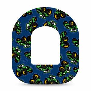 ExpressionMed Tractors Omnipod Tape, Single Tape Tractor Truck, Adhesive Patch Pump Design