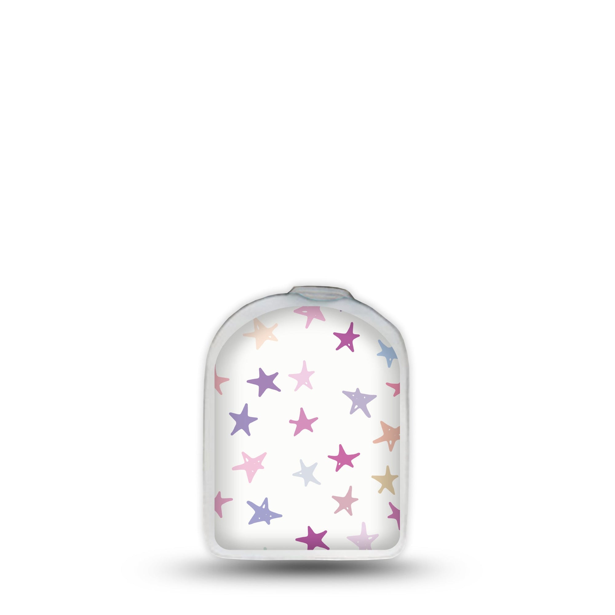 ExpressionMed Bright Stars Omnipod Surface Center Sticker Single Sticker Colorful Pastel Stars Vinyl Decoration Pump Design