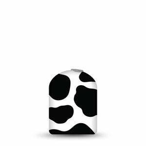 ExpressionMed Cow Print Pod Full Wrap Sticker Pod Full Wrap Sticker Single Sticker Black White Cow Print  Vinyl Decoration  Pump design