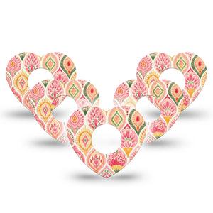 ExpressionMed Blush Infusion Heart, 10-Pack light blush tone Adhesive Tape For Pump
