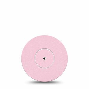 ExpressionMed Baby Pink Freestyle Libre and Libre 2 Plus Tape, Abbott Lingo, Single Tape and Single Sticker Solid Pink Shade, Fixing Ring Tape Continuous Glucose Monitor Design