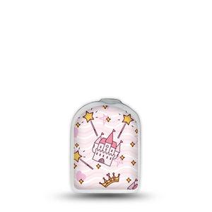 ExpressionMed Castles Omnipod Surface Center Sticker Single Sticker Fairytale Castles Vinyl Decoration Pump Design