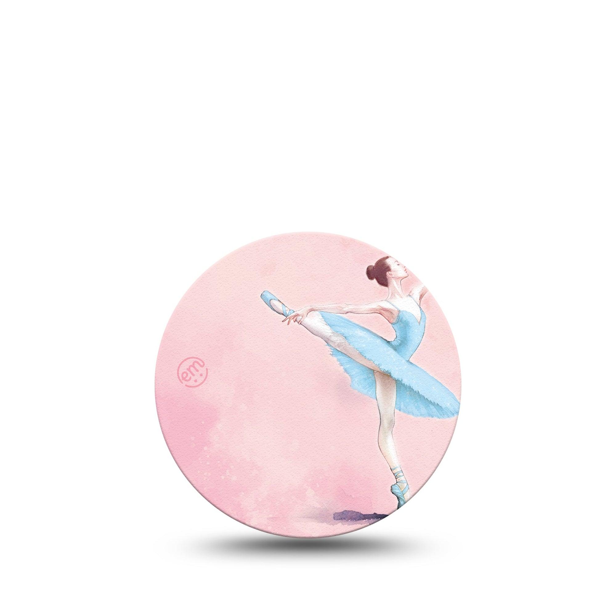 ExpressionMed Ballerina Freestyle Libre 3 Overpatch Single Ballet Tutu Adhesive Patch CGM Design