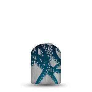 ExpressionMed Tentacles Omnipod Full Wrap Center Sticker, Single Sticker Only Marine Life, Vinyl Decoration Pump Design