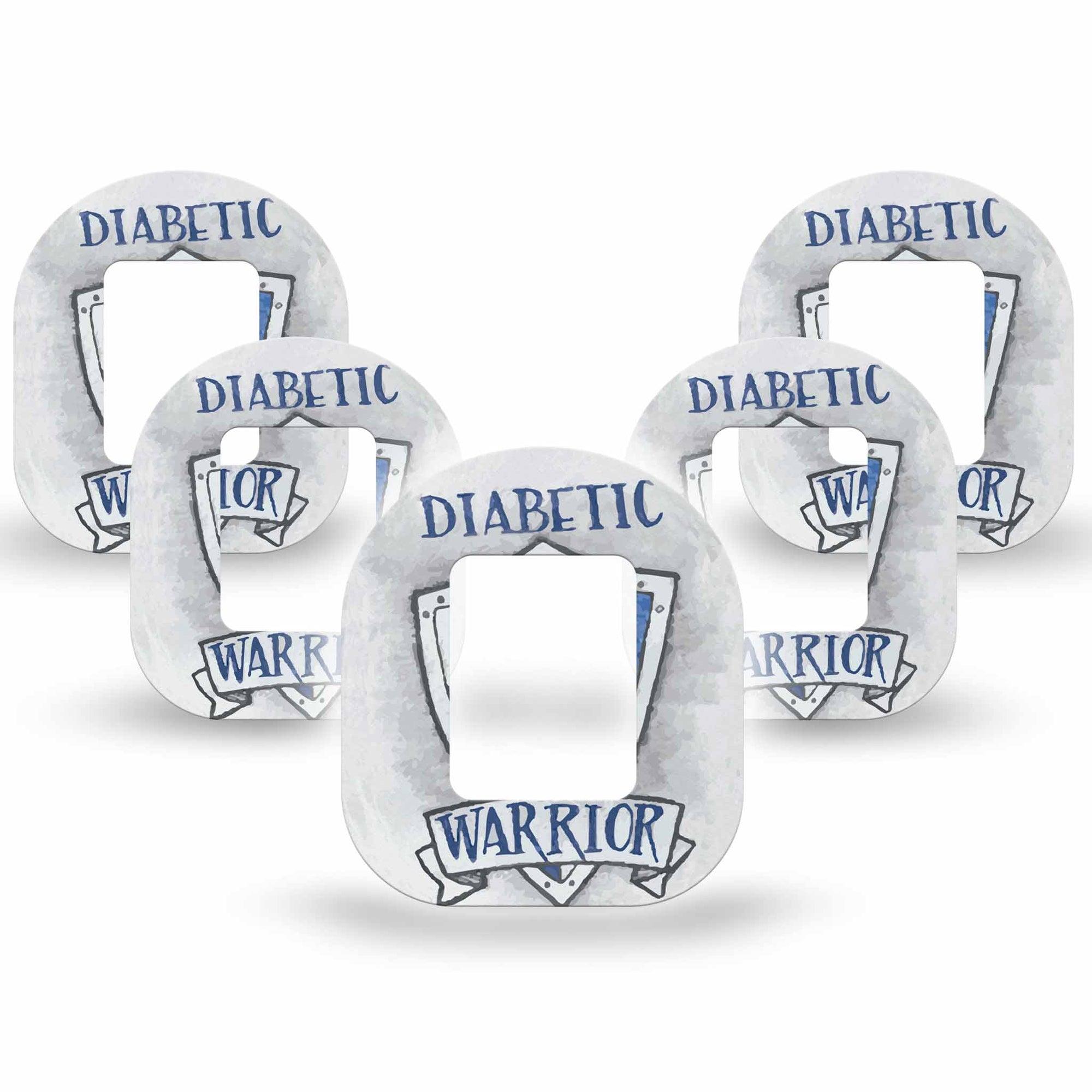 ExpressionMed Diabetic Warrior Tandem Mobi 5-Pack Diabets warrior shield Pump Fixing Ring Design