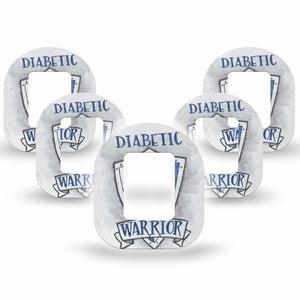 ExpressionMed Diabetic Warrior Tandem Mobi 5-Pack Diabets warrior shield Pump Fixing Ring Design