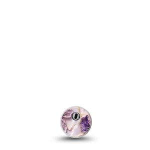 ExpressionMed Pink Pearls Freestyle Libre 3 and Libre 3 Plus Sticker, Single Sticker Pearl flowers Waterproof Adhesive Tape for CGM