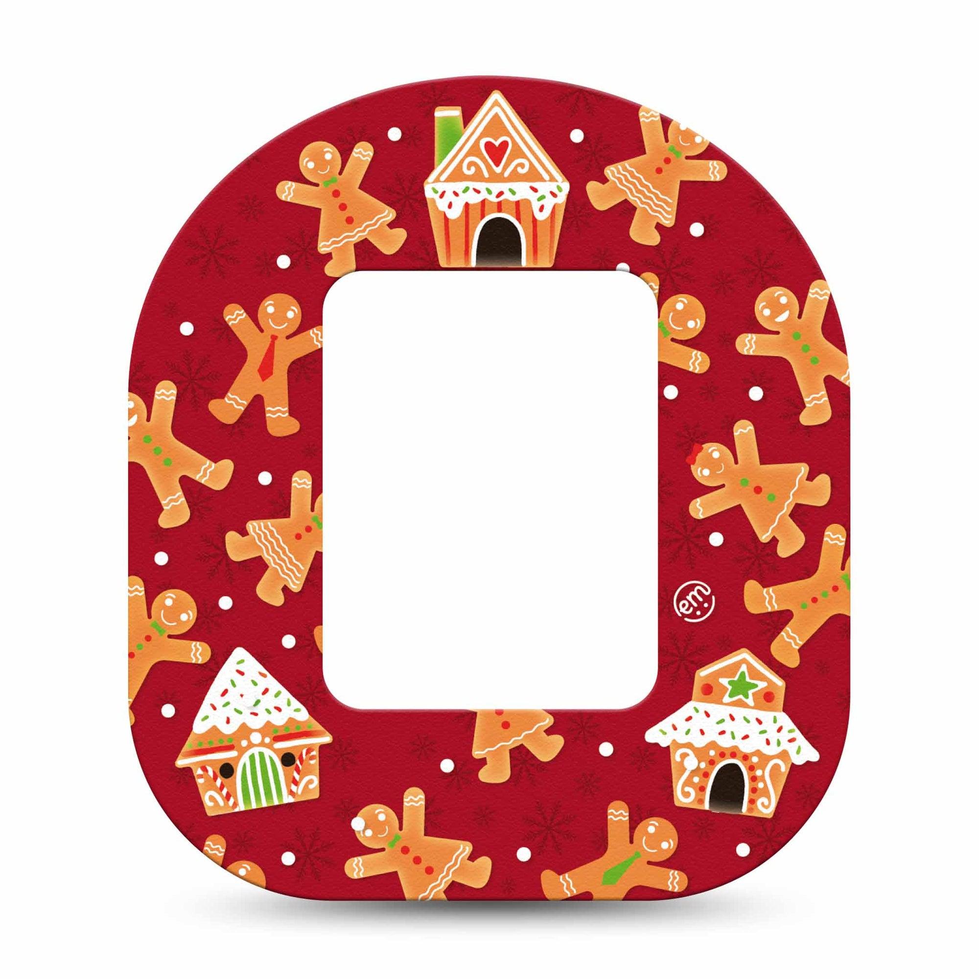 ExpressionMed Gingerbread Fun Tandem Mobi , Single, Christmas themed Pump adhesive Tape design,