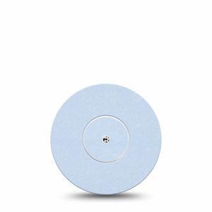 ExpressionMed Light Wash Jeans Freestyle Libre and Libre 2 Plus Tape, Abbott Lingo, Single Tape and Single Sticker Solid Blue, Fixing Ring Tape Continuous Glucose Monitor Design