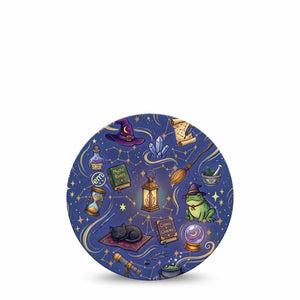 ExpressionMed Wizarding World Freestyle Libre, Libre 2 Plus, and Abbott Lingo OverPatch, Single Tape Harry Potter creature pattern Fixing Ring Tape for Continuous Glucose Monitor