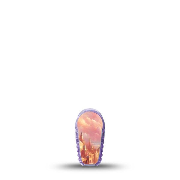 ExpressionMed Dreamy Skies Dexcom G6 Sticker, Single Sticker Only Surreal Landscape, Vinyl Decoration Continuous Glucose Monitor Design
