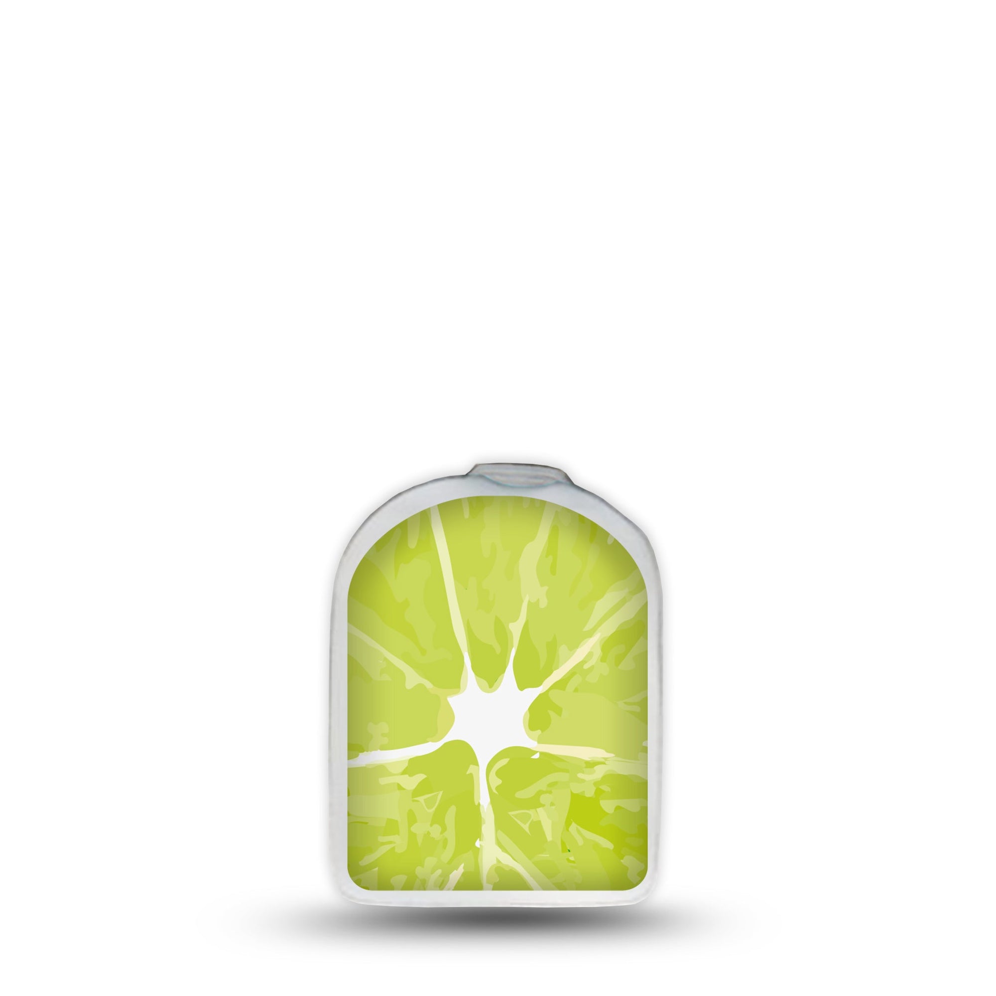 ExpressionMed Lime Omnipod Surface Center Sticker Single Sticker Tropical Fruit Vinyl Decoration Pump Design