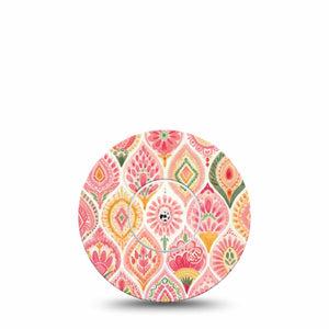 ExpressionMed Blush Freestyle Libre, Libre 2 Plus, and Abbott Lingo, Single Tape and Single Sticker minimal pink aesthetic Overlay Patch for CGM