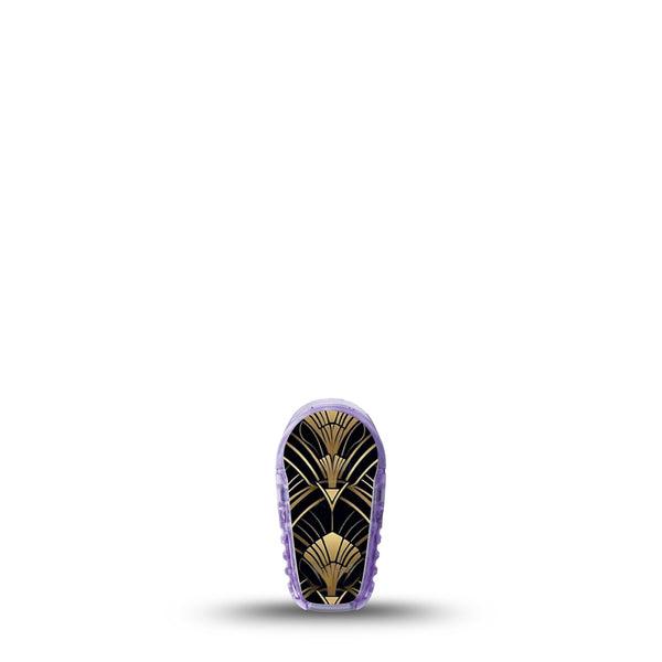 ExpressionMed Midnight Deco Dexcom G6 Sticker, Single Sticker Bold gold pattern Decorative Adhesive Tape for CGM