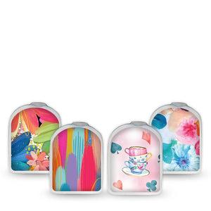 ExpressionMed Soft-Tone Omnipod Sticker, Pod Surface Sticker soft aesthetic design Waterproof Plaster For Insulin Pump