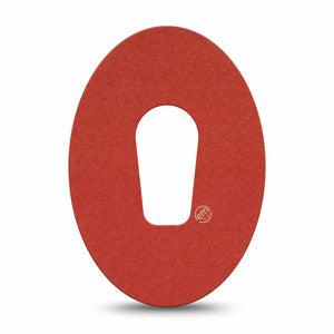 ExpressionMed Cherry Red Dexcom G6 Tape, Single Tape Cherie Red, Plaster Continuous Glucose Monitor Design