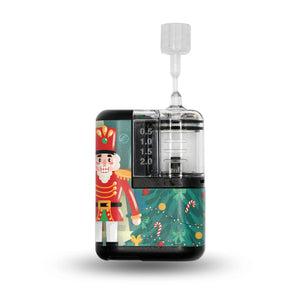 ExpressionMed Nutcracker Tandem Mobi Sticker Single Sticker Only Festive Nutcracker Vinyl Decoration Pump Design