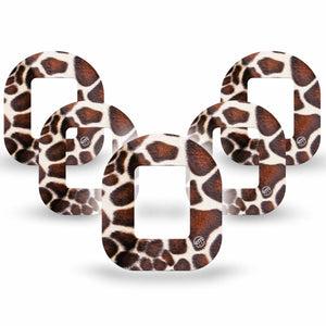 ExpressionMed Giraffe Print Tandem Mobi 5-Pack Giraffe print Pump Plaster Design