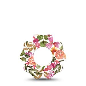 ExpressionMed Spring Bouquet Freestyle Libre 2 Flower Shape Tape, Abbott Lingo,  Single Tape Spring Posy Fixing Ring Tape CGM Design