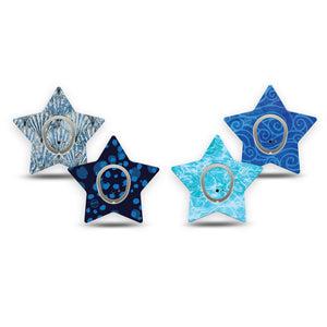 ExpressionMed Coastal Blues Dexcom G7 and Dexcom Stelo Glucose Biosensor System Star, tape and sticker  seaside blue aesthetic Plaster for CGM