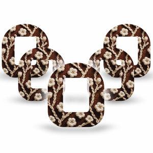 ExpressionMed Cozy Sweater Tandem Mobi Tape, 5-Pack Tape Yarn Textile Inspired, Adhesive Tape Pump Design