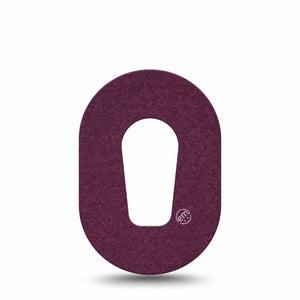 ExpressionMed Wine Red Dexcom G6 Mini Tape, Single Tape Pantone Color, Adhesive Tape CGM Design