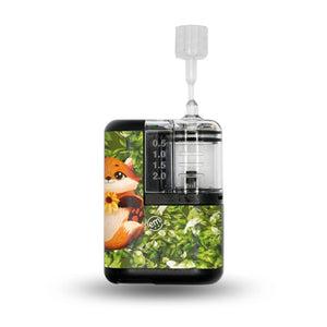 ExpressionMed Fox Tandem Mobi Sticker, Single Sticker Only Fox Stuffed Animal Inspired, Vinyl Decoration CGM Design