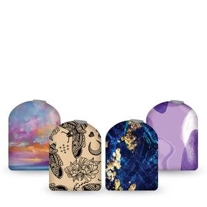 ExpressionMed Vivid Omnipod Sticker, Pod Full Wrap Sticker rich color aesthetic Decorative Adhesive Tape For Pump