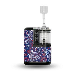 ExpressionMed Independence Paisley Tandem Mobi Sticker Single Sticker Only Fourth of July Ornamental Pattern, Vinyl Decoration CGM Design