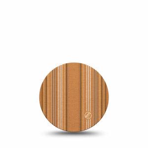 ExpressionMed Golden Oxford Freestyle Libre 3 and Libre 3 Plus OverPatch, Single Tape Golden fabric Adhesive Tape for CGM