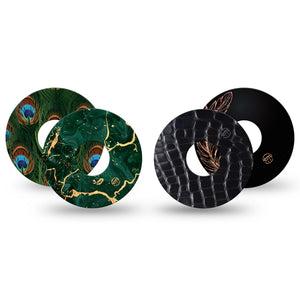 ExpressionMed Velvet Royale Variety Pack Freestyle Libre 3 and Libre 3 Plus Tape, 4-Pack Tape Variety Moody Color Palette, Adhesive Tape Continuous Glucose Monitor Design