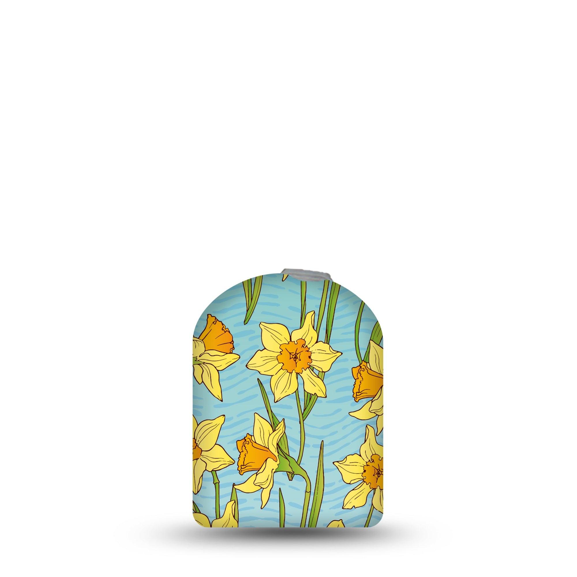 ExpressionMed Daffodils Pod Full Wrap Sticker Pod Full Wrap Sticker Single Sticker yellow golden daffodil flower field Vinyl Decoration  Pump design