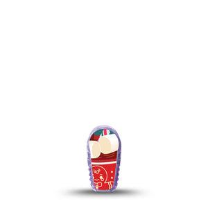 ExpressionMed Hot Chocolate Dexcom G6 Sticker Single Sticker Only Hot Chocolate Christmas-Themed, Vinyl Decoration Continuous Glucose Monitor Design