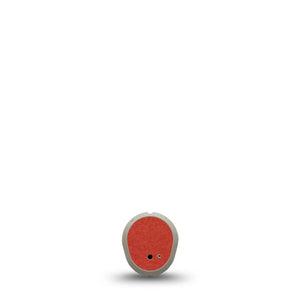 ExpressionMed Cherry Red Dexcom G7 Sticker, Dexcom Stelo Glucose Biosensor System, Single Sticker Only Cherie Red, Vinyl Decoration Continuous Glucose Monitor Design
