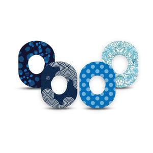 ExpressionMed Barbie Splash Variety Pack Dexcom G7 Mini Tape, Dexcom Stelo Glucose Biosensor System, 4-Pack Tape Variety Polka Dots, Patch Continuous Glucose Monitor Design