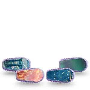 ExpressionMed Wanderer's Reverie Variety Pack Dexcom G6 Sticker, 4-Pack Sticker Serene skies Adhesive Tape for CGM