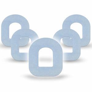 ExpressionMed Light Wash Jeans Omnipod Tape, 5-Pack Tape Color Sample Inspired, Adhesive Patch Pump Design