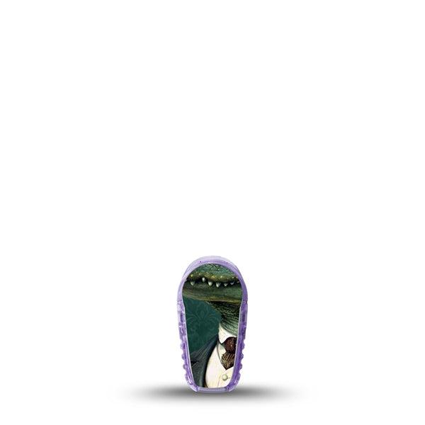 ExpressionMed Dapper Alligator Dexcom G6 Sticker, Single Sticker Only Fun Alligator Character, Vinyl Decoration Continuous Glucose Monitor Design