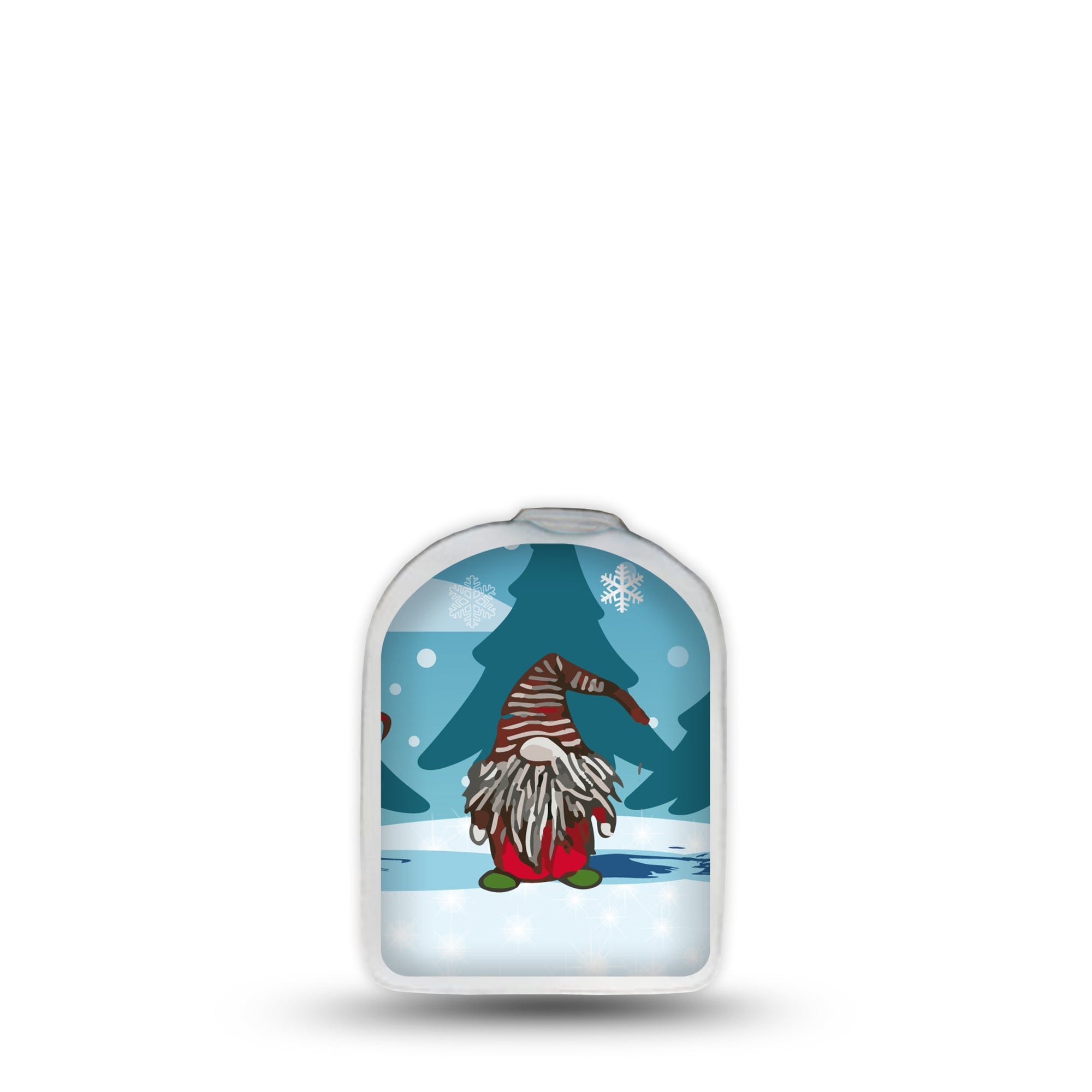 ExpressionMed Gnomies Omnipod Surface Center Sticker Single Sticker Chilling Gnomes Themed Vinyl Decoration Pump Design