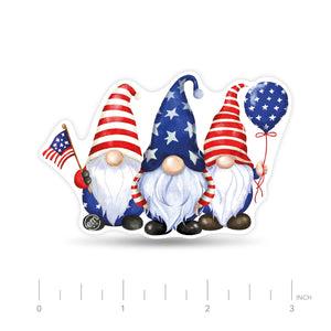 ExpressionMed Summer Gnomies Decal Sticker Single Sticker American Holiday Gnomes Inspired, Vinyl Decoration Design