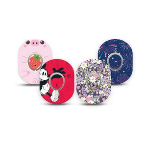 ExpressionMed Playful Dexcom G7 and Dexcom Stelo Glucose Biosensor System Mini, tape and sticker  whimsical graphic pattern Adhesive Tape for CGM