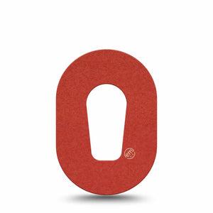 ExpressionMed Cherry Red Dexcom G6 Mini Tape, Single Tape Pantone 485U, Adhesive Tape CGM Design
