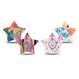 ExpressionMed Soft-Tone Dexcom G7 and Dexcom Stelo Glucose Biosensor System Star, tape and sticker soft abstract style Plaster for CGM