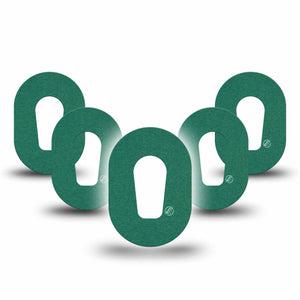 ExpressionMed Forest Green Dexcom G6 Mini Tape, 5-Pack Tape Nature Green Tone, Adhesive Tape CGM Design