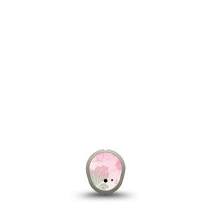 ExpressionMed Turtley One-derful Dexcom G7 and Dexcom Stelo Glucose Biosensor System Sticker, Single Sticker Hibiscus florals Decorative Patch for Continuous Glucose Monitor