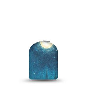 ExpressionMed Starlight Flyers Omnipod Sticker, Pod Full Wrap Sticker moonlight flight design Best Covers For Pump