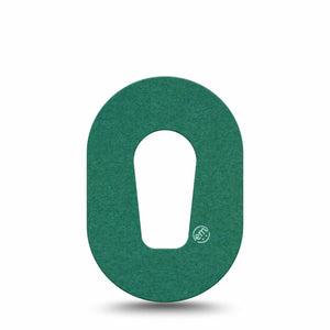 ExpressionMed Forest Green Dexcom G6 Mini Tape, Single Tape Pantone Color, Adhesive Tape CGM Design